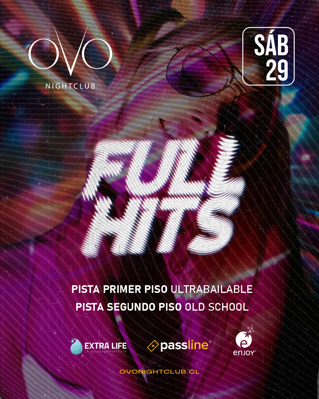 Full Hits Sábado 29 Agosto - OVO Night Club